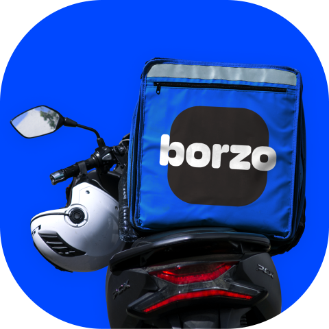 courier bike - borzo delivery