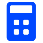 Quick cost calculation - Calculator icon - borzo delivery / Tính toán chi phí nhanh - Biểu tượng Máy tính-giao hàng borzo / Perhitungan biaya cepat-ikon komputer-pengiriman borzo