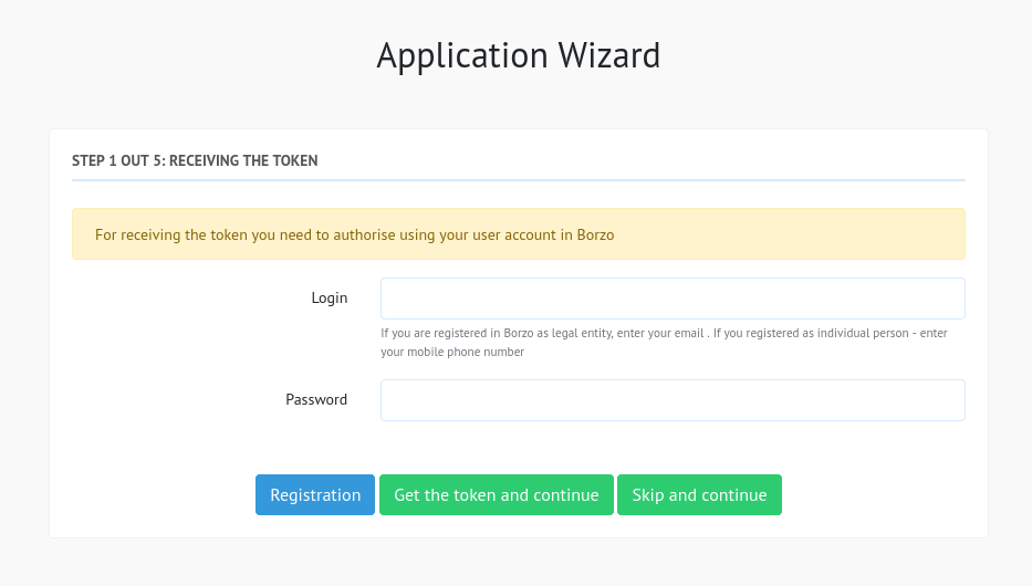 set up Borzo app for Shopify - authorization wizard - borzo delivery India
