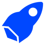 urgent delivery - blue rocket symbol - borzo delivery
