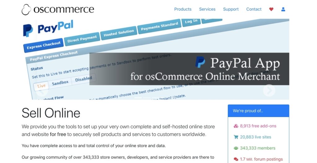 best ecommerce platforms - oscommerce paypal app website - borzo delivery